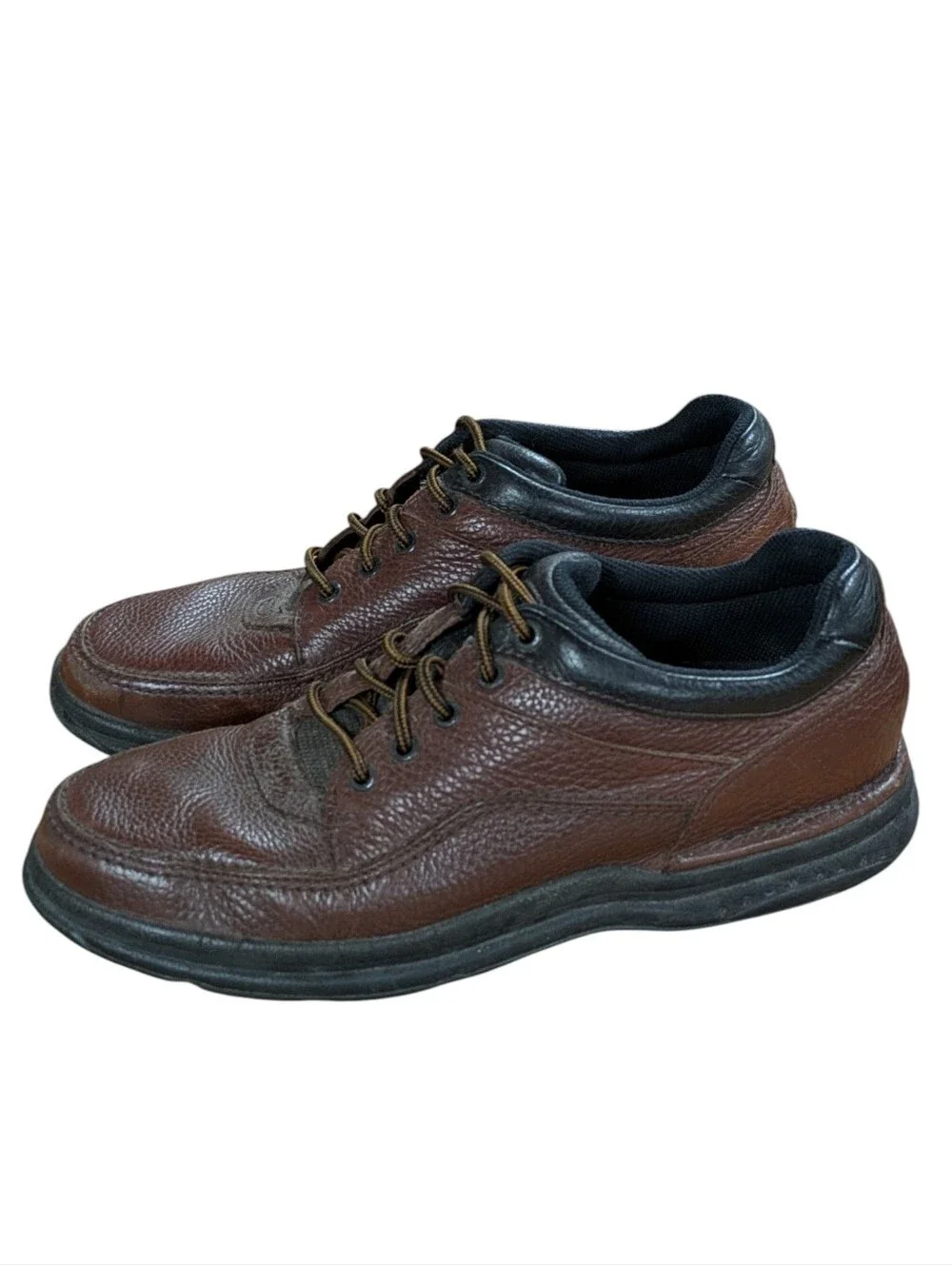 Rockport World Tour Brown Leather Walking Shoes Size 11